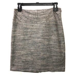 2/$30 The Limited - Gray Textured Pencil Skirt – Size 4 Work Office Career Skirt